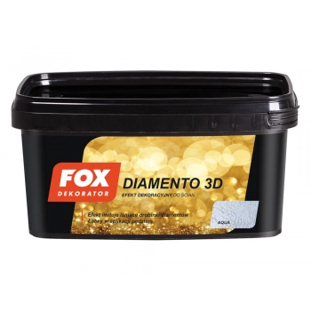 FARBA DEKORACYJNA FOX DIAMENTO 3D AQUA 0015 1L